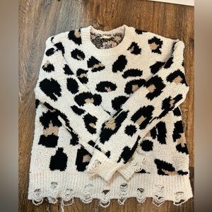 Altar’d State cheetah print sweater